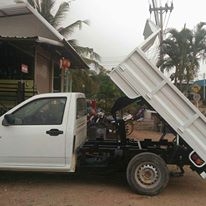 รับต่อดั้มรถปิคอัพ ปิคอัพดั้มระบบมอเตอร์ไฟฟ้า กระบอกดั้ม2ตัน สามารถยกได้ถึง5ตัน โทร 0810745778