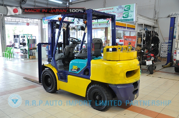 ขายรถโฟล์คลิฟท์มือสอง KOMATSU รุ่น FG30-14-561691 ราคา 315,000 บาท นำเข้าจากญี่ปุ่น ไม่เคยใช้งา่นในไทย