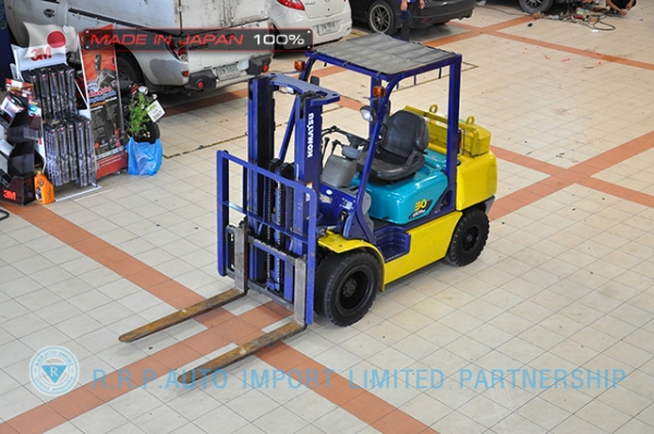 ขายรถโฟล์คลิฟท์มือสอง KOMATSU รุ่น FG30-14-561691 ราคา 315,000 บาท นำเข้าจากญี่ปุ่น ไม่เคยใช้งา่นในไทย