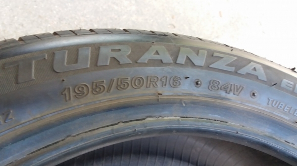 ขายยาง Bridgestone Turanza  195 50 16 ปี 13