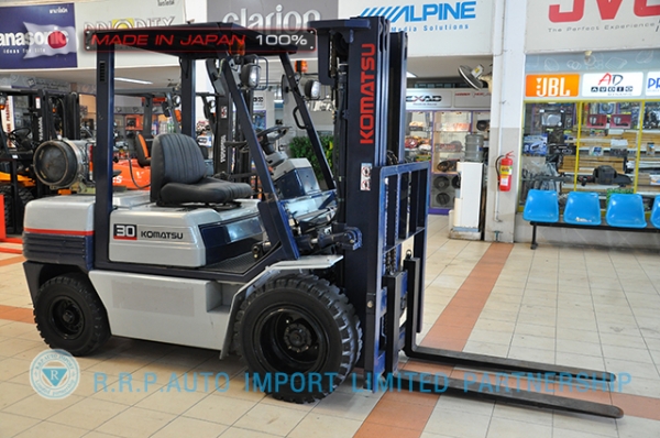 ขายรถโฟล์คลิฟท์มือสอง FG30-11-490113 ราคา 295,000 บาท นำเข้าจากญี่ปุ่น ไม่เคยใช้งา่นในไทย