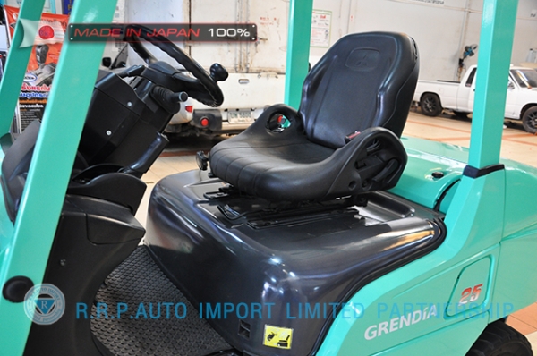 ขายรถโฟล์คลิฟท์มือสอง MITSUBISHIรุ่น  KFD25T-20079 ราคา 295,000 บาท นำเข้าจากประเทศญี่ปุ่น 100\% ไม่เคยใช้งานในประเทศไทย