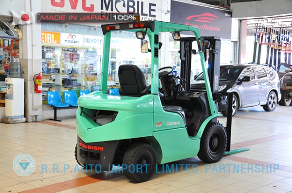 ขายรถโฟล์คลิฟท์มือสอง MITSUBISHIรุ่น  KFD25T-20079 ราคา 295,000 บาท นำเข้าจากประเทศญี่ปุ่น 100\% ไม่เคยใช้งานในประเทศไทย