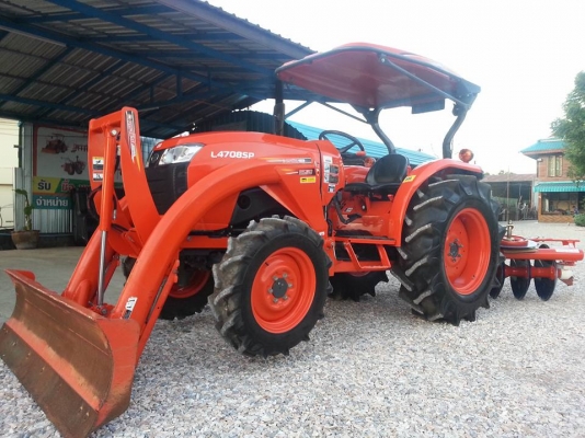 คูโบต้า L4708SP 4 WD ใบมีดตราช้าง ผานพรวน CMT6X24 ใหม่..ทำงาน 97 ชั่วโมง