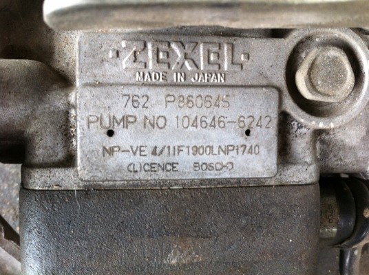 ขายปั้มดีเซล isuzu 2800 di turbo สภาพพร้อมใช้งาน 12500 บาท ขายปั้มดีเซล isuzu 2800 di turbo สภาพพร้อมใช้งาน 12500 บาท