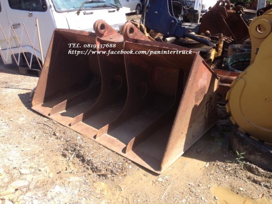 FROM JAPAN BUCKET บุ๊งกี๋ปากสโลป สำหรับรถขุดไซค์ 200, 220/สวมบูทสลัก 70 มิล/แบบธรรมดา(ไม่มีฟัน) ราคาเพียง(ใบละ) 17,000 บาท