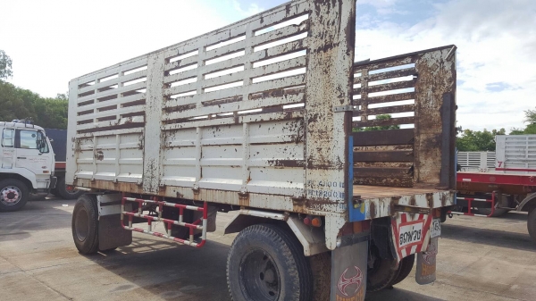 ขาย ลูกพ่วง 2 เพลา ไม่ดั้ม ยาว 6.20 เมตร อู่ PANUS เอกสารเล่มทะเบียนครบ