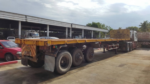 ขาย หัวลาก ISUZU DECA 270 EURO 2 ปี 47 พร้อมหางพื้นเรียบ 3 เพลายัด ลงเล่มแล้ว ยาว 12 เมตร กระทะล้อมีให้ครบ เอกสารเล่มทะเบียนพร้อมโอน