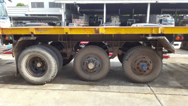 ขาย หัวลาก ISUZU DECA 270 EURO 2 ปี 47 พร้อมหางพื้นเรียบ 3 เพลายัด ลงเล่มแล้ว ยาว 12 เมตร กระทะล้อมีให้ครบ เอกสารเล่มทะเบียนพร้อมโอน