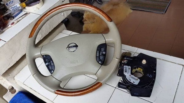 พวงมาลัยเก่าญี่ปุ่นสวยๆ Nissan Mutifunction + Toyota ใส่ได้ทั้งรถมี Airbag และไม่มี Airbag