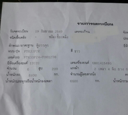 หกล้อ อีซูชุ Dega 200ยูโร2ปี49ช่วงยาว7.20ม บรรทุกตู้แห้งประตู10บาน สภาพดีสวยบางเดิมพร้อมใช้งาน ทะเบียนพร้อมโอน
