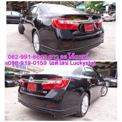 TOYOTA CAMRY 2.5 HYBRID NAVI เกียร์AT ปี2014 โทร 062-991-6649 ดาวออโต้เบสท์