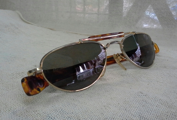 แว่นตาจ่าฝูงเสืออากาศ  ตัวจี๊ด!  รุ่นหายาก!  AO Skymaster Pilot handmade in USA