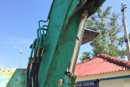 รถแบคโฮ KOMATSU  PC - 55 UU.    สนใจติดต่อ  081 - 6079515