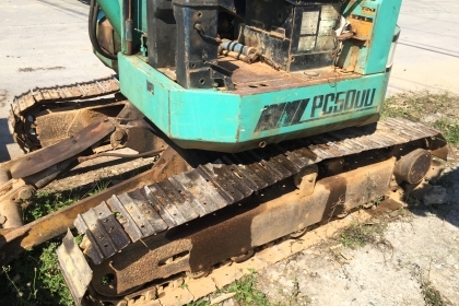 รถแบคโฮ KOMATSU  PC - 55 UU.    สนใจติดต่อ  081 - 6079515