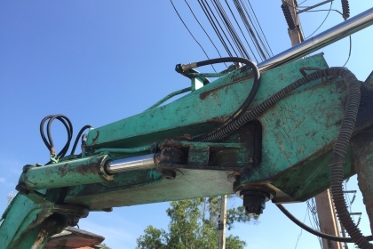 รถแบคโฮ KOMATSU  PC - 55 UU.    สนใจติดต่อ  081 - 6079515