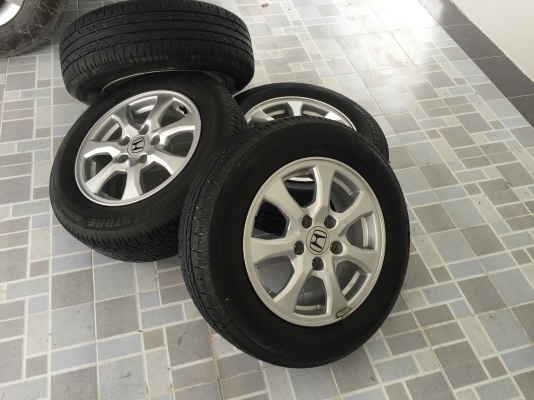 ขายล้อแมกพร้อมยาง honda civic fd มี4 ชุด  6000 บาท