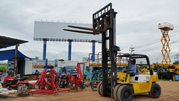 ขาย รถยก โฟล์คลิฟต์ ขนาดใหญ่ 6 ตัน SUMITOMO 31-FD60 ดีเซล เก่านอก งาสไลด์