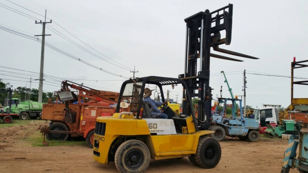 ขาย รถยก โฟล์คลิฟต์ ขนาดใหญ่ 6 ตัน SUMITOMO 31-FD60 ดีเซล เก่านอก งาสไลด์