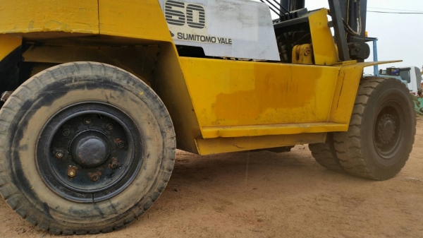 ขาย รถยก โฟล์คลิฟต์ ขนาดใหญ่ 6 ตัน SUMITOMO 31-FD60 ดีเซล เก่านอก งาสไลด์