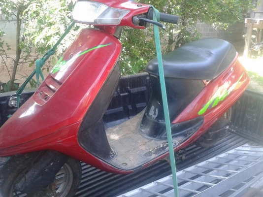 honda dio ข้อใหญ่ พร้อมขี่เครื่องฟิตใหม่