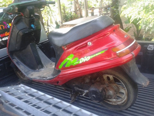honda dio ข้อใหญ่ พร้อมขี่เครื่องฟิตใหม่