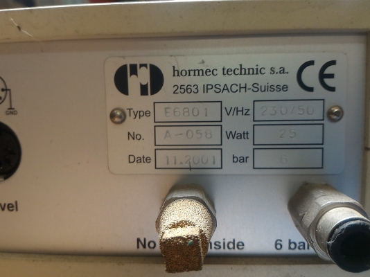 เครื่องหยอกของเหลว หยอกกาว ยี่ห้อ hormec technic ของ สวิตเซอร์แลนด์