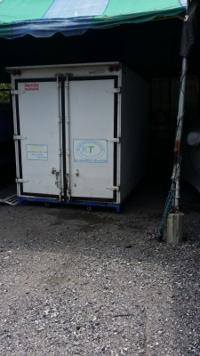 ขายตู้บรรทุก เปิดด้านซ้ายกับท้าย ฐานคัสซี80 3.20x1.80x1.75ซม.