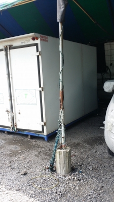 ขายตู้บรรทุก เปิดด้านซ้ายกับท้าย ฐานคัสซี80 3.20x1.80x1.75ซม.