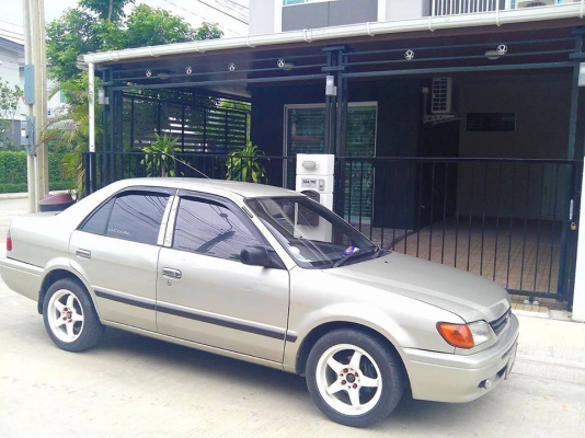 ขาย TOYOTA Soluna1.5GLI ปี 97เกียร์ Auto Airbag ล้อแม็ก15 ติดแก็สLPG ถังโดนัท