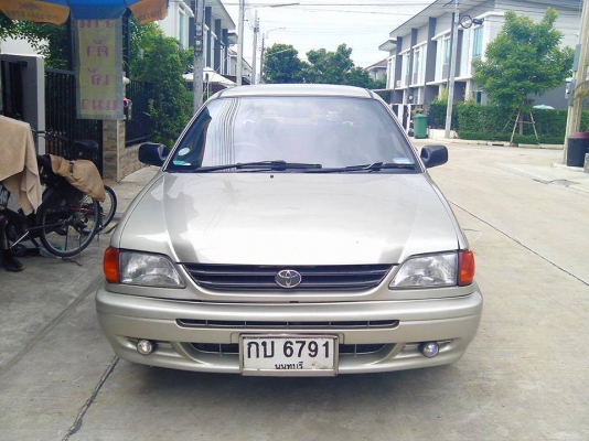 ขาย TOYOTA Soluna1.5GLI ปี 97เกียร์ Auto Airbag ล้อแม็ก15 ติดแก็สLPG ถังโดนัท