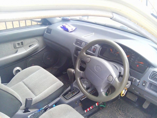 ขาย TOYOTA Soluna1.5GLI ปี 97เกียร์ Auto Airbag ล้อแม็ก15 ติดแก็สLPG ถังโดนัท