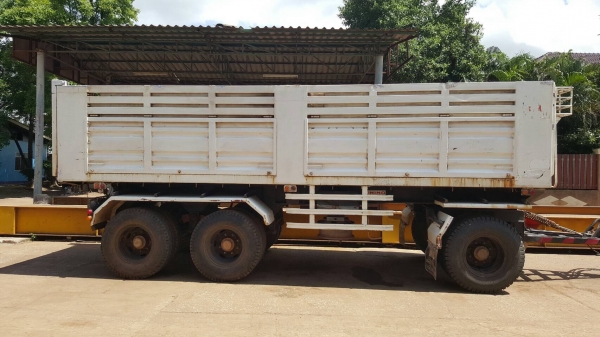 ขาย รถพ่วง HINO FM1A 344 ปี 53 ดั้มแม่-ลูก อู่ เสรีชัย วิ่งแค่ 2 แสนโล เครื่องเดิม เกียร์เดิม คัสซีสวยตลอดเส้น ลูก 3 เพลาแท้ ยางเต็ม ทะเบียนพร้อมโอน