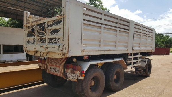 ขาย รถพ่วง HINO FM1A 344 ปี 53 ดั้มแม่-ลูก อู่ เสรีชัย วิ่งแค่ 2 แสนโล เครื่องเดิม เกียร์เดิม คัสซีสวยตลอดเส้น ลูก 3 เพลาแท้ ยางเต็ม ทะเบียนพร้อมโอน