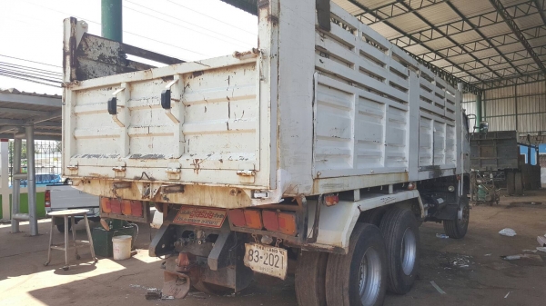 ขาย รถพ่วง HINO FM1A 344 ปี 53 ดั้มแม่-ลูก อู่ เสรีชัย วิ่งแค่ 2 แสนโล เครื่องเดิม เกียร์เดิม คัสซีสวยตลอดเส้น ลูก 3 เพลาแท้ ยางเต็ม ทะเบียนพร้อมโอน