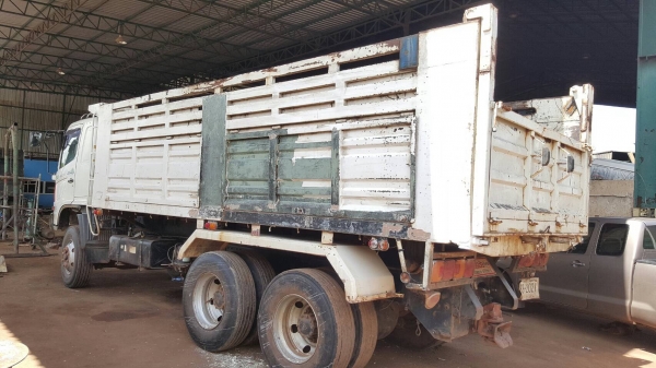 ขาย รถพ่วง HINO FM1A 344 ปี 53 ดั้มแม่-ลูก อู่ เสรีชัย วิ่งแค่ 2 แสนโล เครื่องเดิม เกียร์เดิม คัสซีสวยตลอดเส้น ลูก 3 เพลาแท้ ยางเต็ม ทะเบียนพร้อมโอน