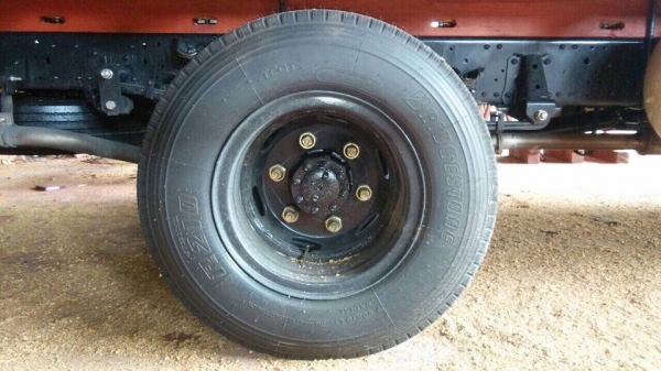 ยางใหม่บิสโตน ขอบ16-7.50 พร้อมกระทะ