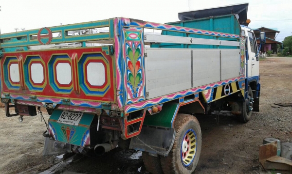 ขาย6ล้อไฮเทค195FF3Hปี38กะบะเนียมสวย380เมตรยาง900