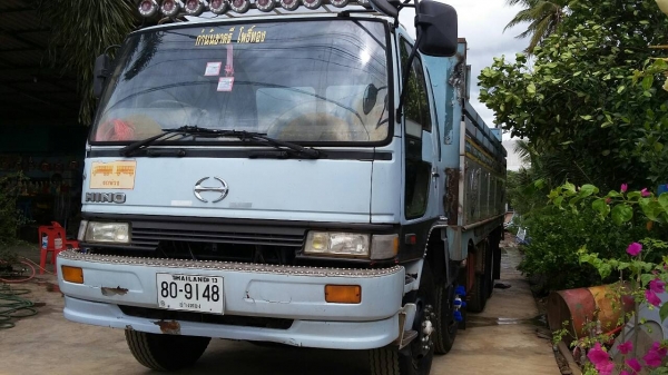 ขายรถบรรทุก 12 ล้อ HINO 3M ดั๊มพ์แม่ ดั๊มพ์ลูก เครื่อง M10C = 240 สิงห์ไฮเท็ค ขายรถบรรทุก 12 ล้อ HINO 3M ดั๊มพ์แม่ ดั๊มพ์ลูก เครื่อง M10C = 240 สิงห์ไฮเท็ค