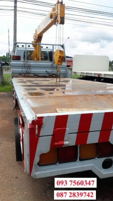 ขายรถบรรทุก 6 ล้อ ติดเครน TADANO 3ตัน ขายรถบรรทุก 6 ล้อ ติดเครน TADANO 3ตัน