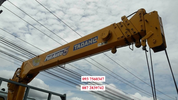 ขายรถบรรทุก 6 ล้อ ติดเครน TADANO 3ตัน ขายรถบรรทุก 6 ล้อ ติดเครน TADANO 3ตัน