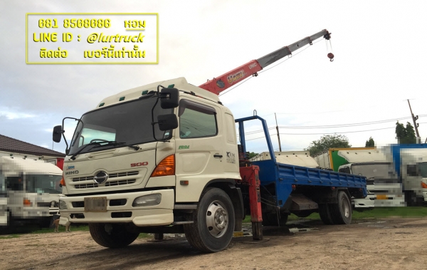 Mega ปี 55 ติดเครน Unic UCAN ขนาด 5 ตัน 4 ปลอก ขาเหลี่ยม