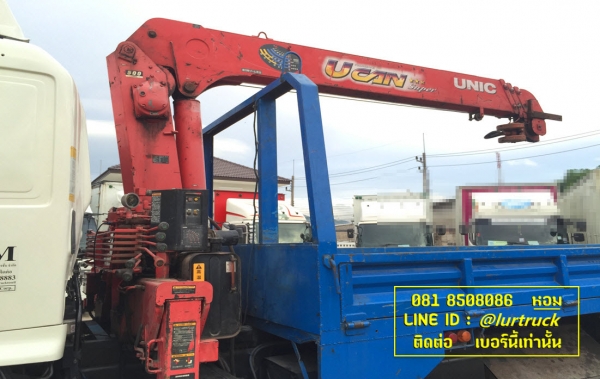 Mega ปี 55 ติดเครน Unic UCAN ขนาด 5 ตัน 4 ปลอก ขาเหลี่ยม