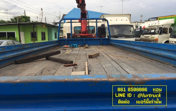 Mega ปี 55 ติดเครน Unic UCAN ขนาด 5 ตัน 4 ปลอก ขาเหลี่ยม