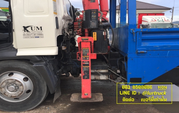 Mega ปี 55 ติดเครน Unic UCAN ขนาด 5 ตัน 4 ปลอก ขาเหลี่ยม