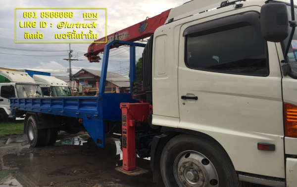 Mega ปี 55 ติดเครน Unic UCAN ขนาด 5 ตัน 4 ปลอก ขาเหลี่ยม