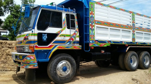 ขายรถบรรทุก 10 ล้อดั๊พม์ MITSUBISHI รุ่น FUSO TF6931 เป็นรุ่นเบรคใหญ่ เพลาบุ๋ม ดุมจีบ กระบะ ดัมพ์