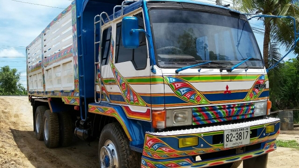 ขายรถบรรทุก 10 ล้อดั๊พม์ MITSUBISHI รุ่น FUSO TF6931 เป็นรุ่นเบรคใหญ่ เพลาบุ๋ม ดุมจีบ กระบะ ดัมพ์