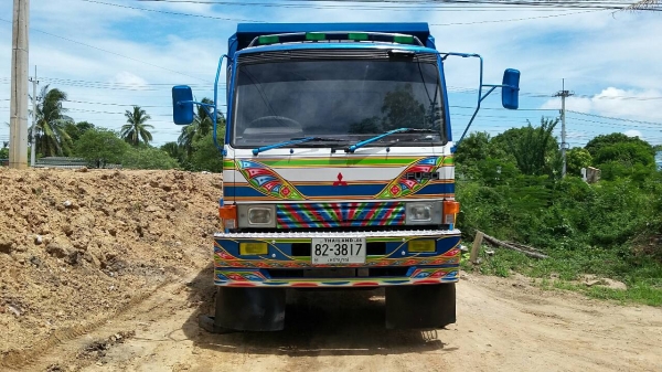 ขายรถบรรทุก 10 ล้อดั๊พม์ MITSUBISHI รุ่น FUSO TF6931 เป็นรุ่นเบรคใหญ่ เพลาบุ๋ม ดุมจีบ กระบะ ดัมพ์