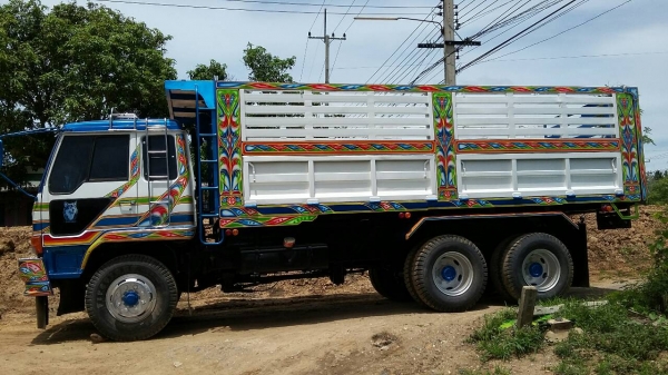 ขายรถบรรทุก 10 ล้อดั๊พม์ MITSUBISHI รุ่น FUSO TF6931 เป็นรุ่นเบรคใหญ่ เพลาบุ๋ม ดุมจีบ กระบะ ดัมพ์